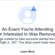 Screenshot of a message Facebook is sending to users who planned to attend a counter-protest to the next Unite the Right event.